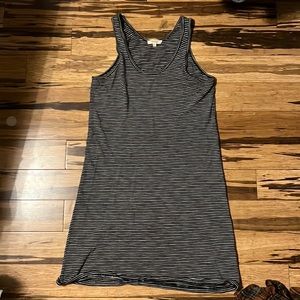 madewell striped tank dress